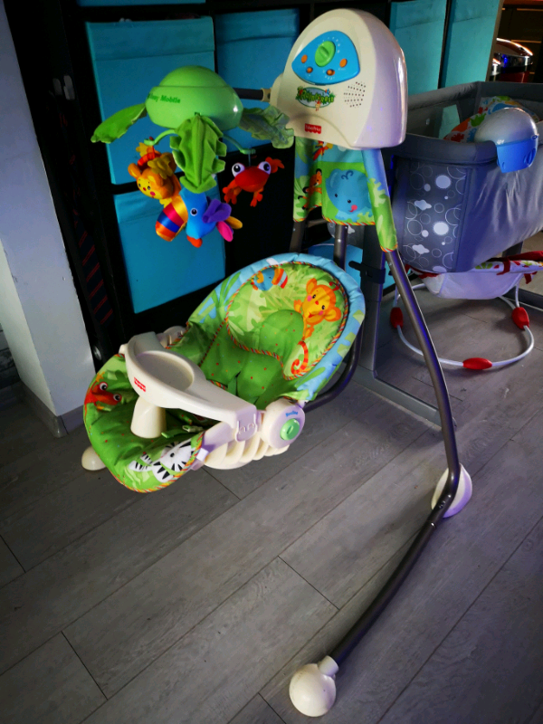 rainforest open top cradle swing